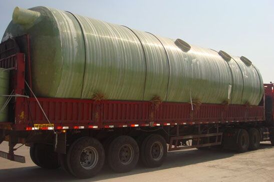 玻璃鋼儲罐裝車